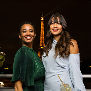 Soirée entre amis rooftop paris